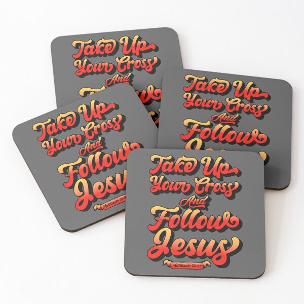 Item preview, Take Up Your Cross and Follow Jesus - Matthew 16:24 designed and sold by plushism.