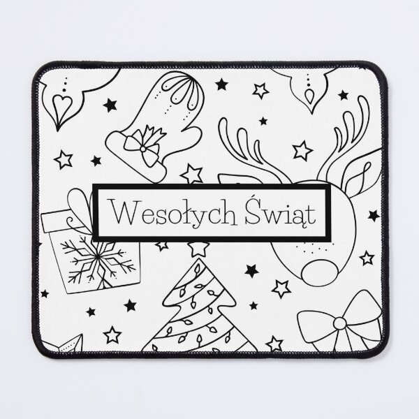 Item preview, Wesołych Świąt, happy Christmas in Polish, Merry Christmas in Polish, Kartka świąteczna, Polish Christmas designed and sold by Pommallina.