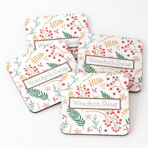 Item preview, Wesołych Świąt, happy Christmas in Polish, Merry Christmas in Polish, Kartka świąteczna, Polish Christmas  designed and sold by Pommallina.