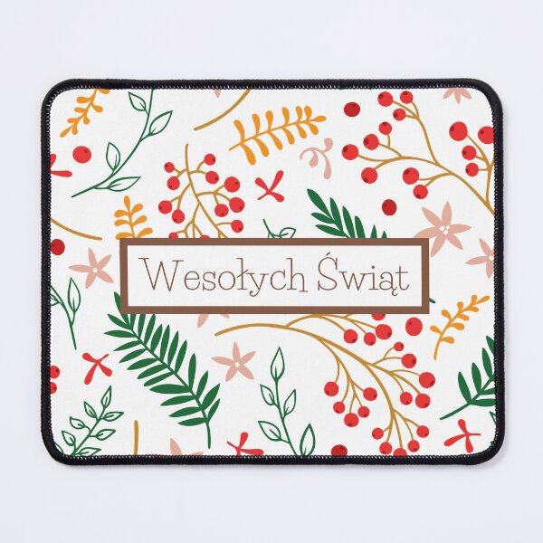 Item preview, Wesołych Świąt, happy Christmas in Polish, Merry Christmas in Polish, Kartka świąteczna, Polish Christmas designed and sold by Pommallina.