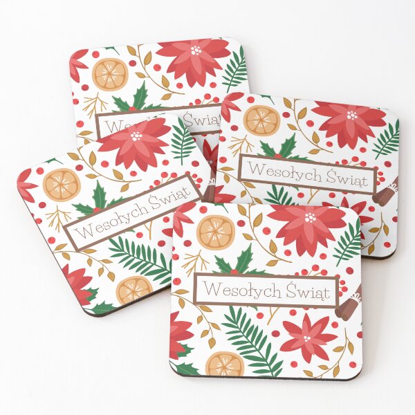 Item preview, Wesołych Świąt, happy Christmas in Polish, Merry Christmas in Polish, Kartka świąteczna, Polish Christmas  designed and sold by Pommallina.
