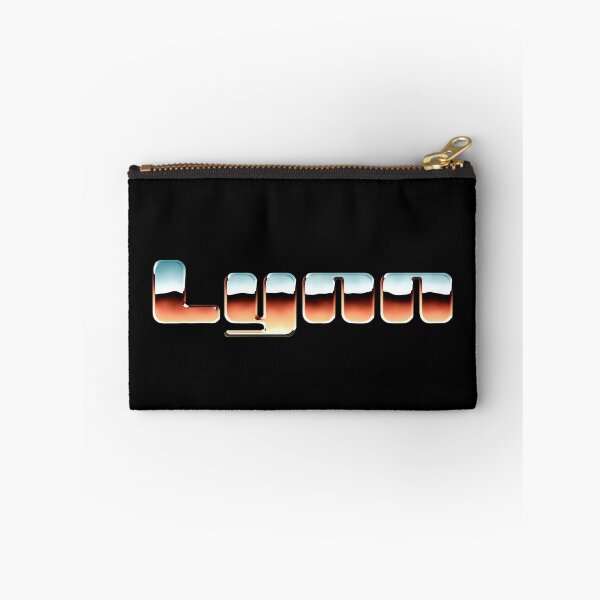 Item preview, Lynn name - Cool 80s retro chrome design designed and sold by NameTheory.