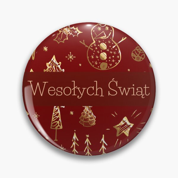 Item preview, Wesołych Świąt, happy Christmas in Polish, Merry Christmas in Polish, Kartka świąteczna, Polish Christmas  designed and sold by Pommallina.