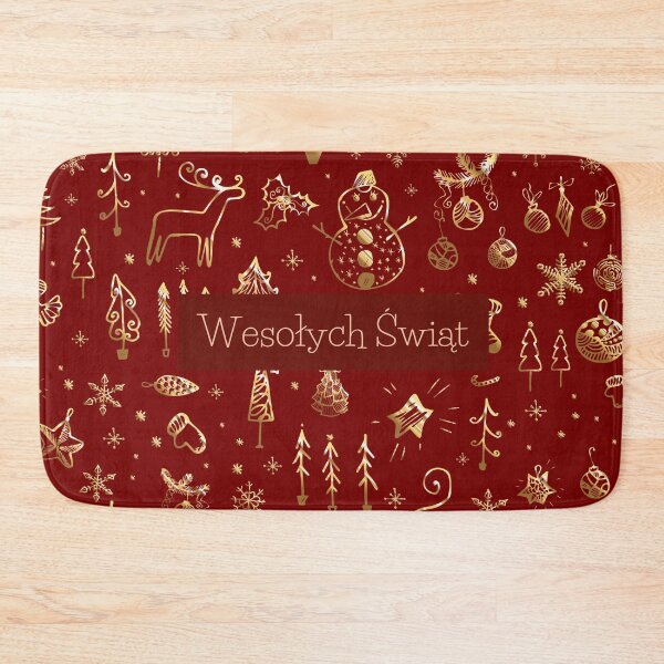 Item preview, Wesołych Świąt, happy Christmas in Polish, Merry Christmas in Polish, Kartka świąteczna, Polish Christmas  designed and sold by Pommallina.