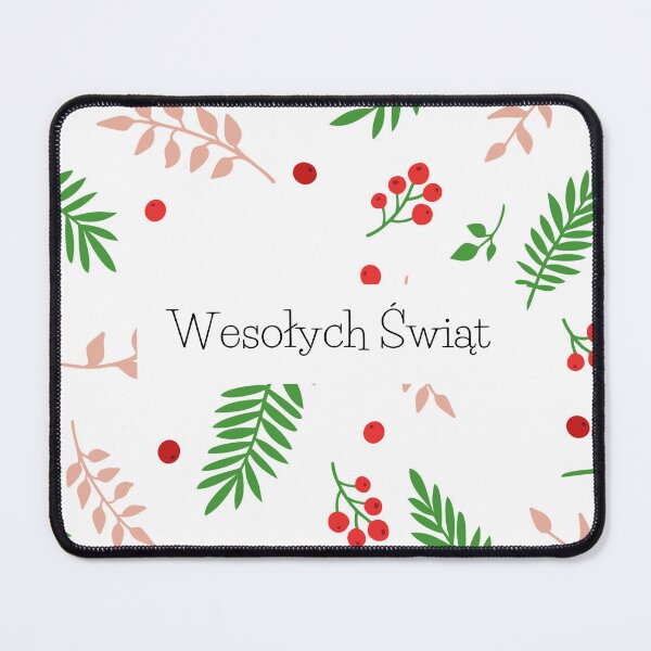 Item preview, Wesołych Świąt, happy Christmas in Polish, Merry Christmas in Polish, Kartka świąteczna, Polish Christmas  designed and sold by Pommallina.
