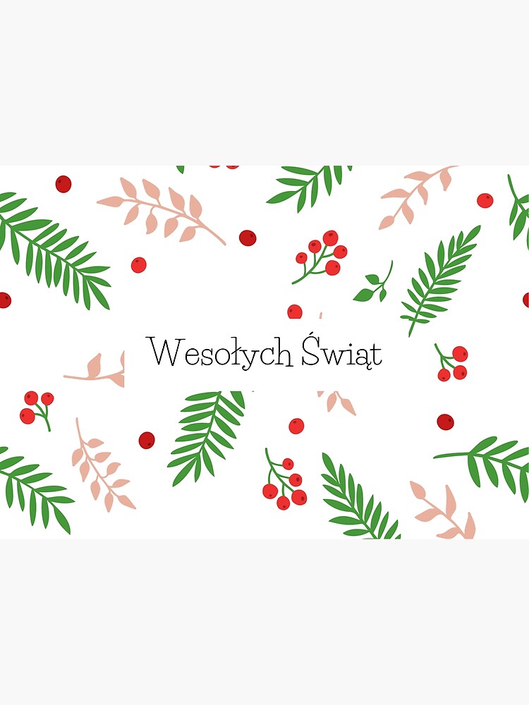 "Wesołych Świąt, Frohe Weihnachten auf Polnisch, Frohe Weihnachten auf