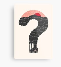 Why? Metal Print