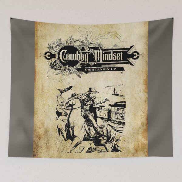 Item preview, Cowboy Mindset Design 4.5 - Train Robbery Vintage - Cowboy Mindset Collection Art  designed and sold by SpCreationsCo22.