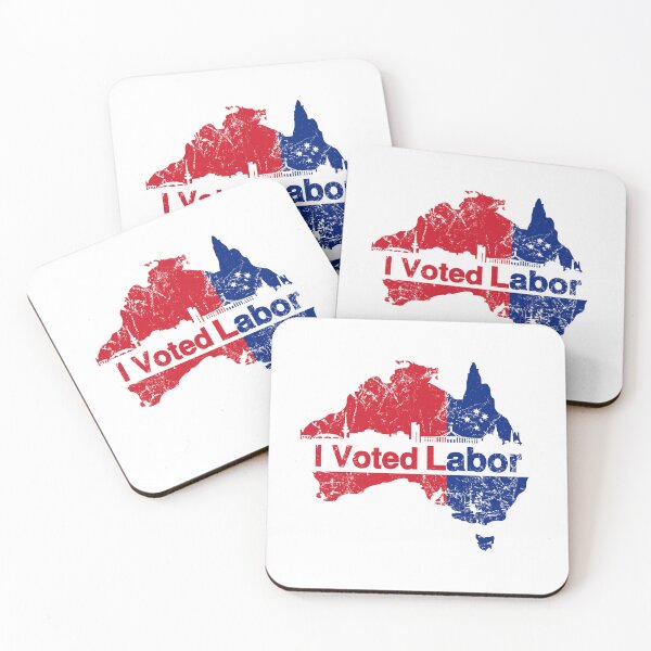 Item preview, I Voted for the Australian Labor Party with Canberra skyline designed and sold by Manoroma.