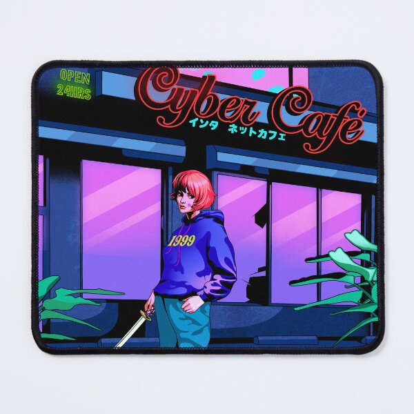 Item preview, Cyber Cafe designed and sold by HeyMoonly.