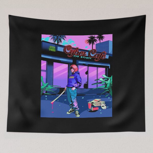Item preview, Cyber Cafe designed and sold by HeyMoonly.