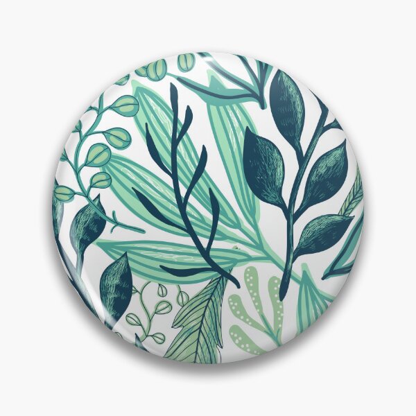 Item preview, Abstract Minimalist Green Tropical Leaf Pattern  designed and sold by XbaeX.