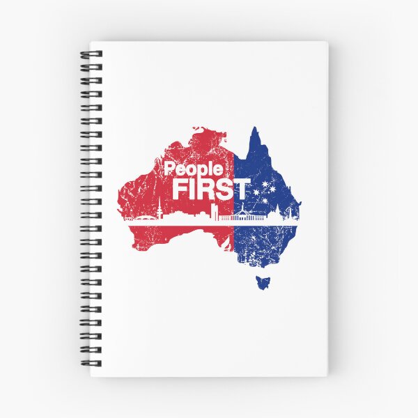 Item preview, Australian Labor Party, People First with Canberra Skyline designed and sold by Manoroma.