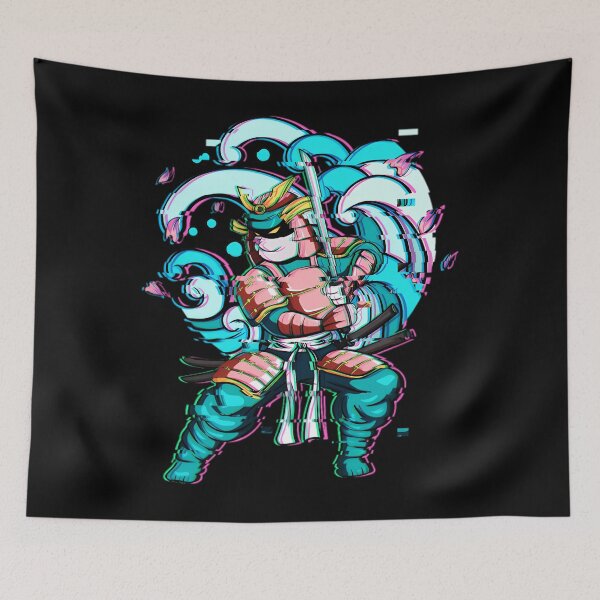 Item preview, Vaporwave Japanese Samurai Maneki Neko Aesthetic designed and sold by amakotdcx.