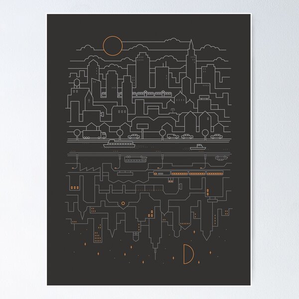 Aperçu de l'œuvre City 24 (Gris) créée et vendue par thepapercrane.