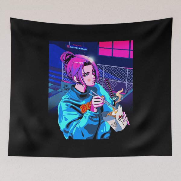 Item preview, Noodle Bar Wave designed and sold by HeyMoonly.