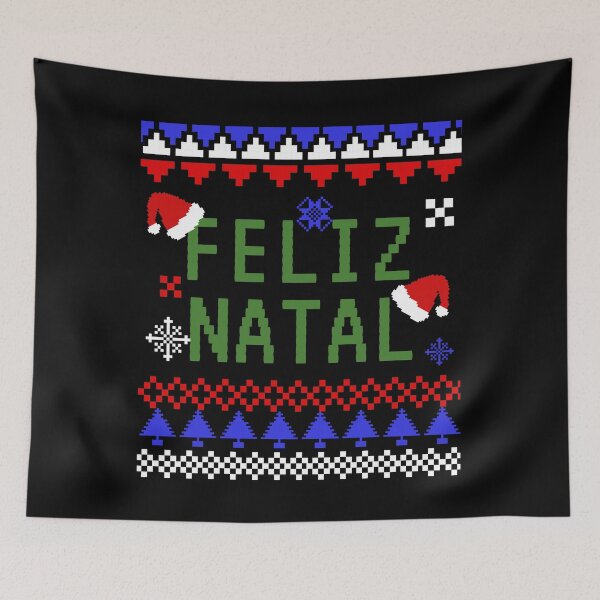 Item preview, Feliz Natal Ugly Christmas Sweater Design designed and sold by MimsTees.