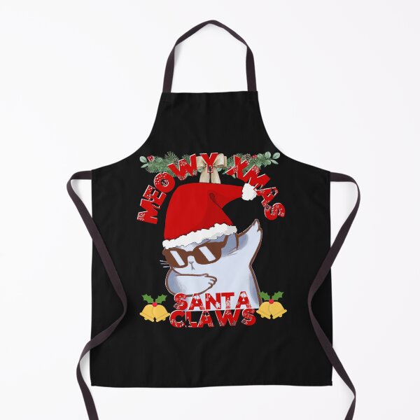 Item preview, MEOWY XMAS, SANTA CLAWS, UGLY CAT SWEATER, FUNNY DABBING CAT designed and sold by R B Chrystal.