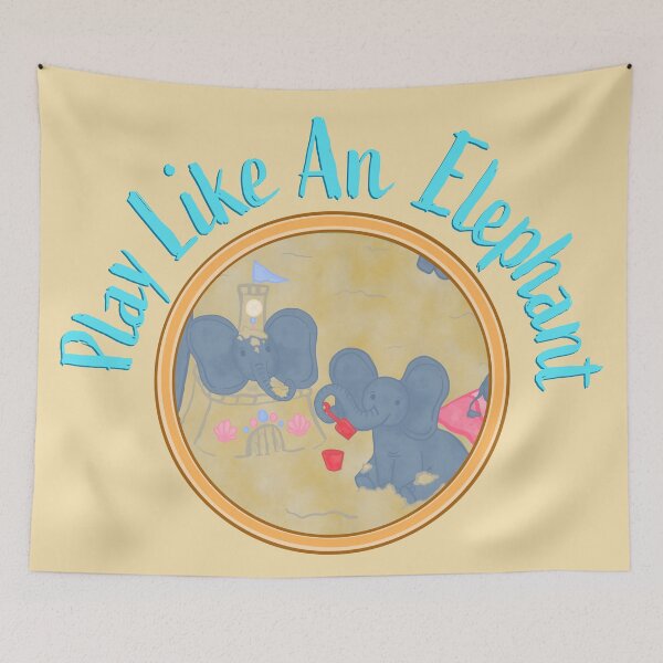Item preview, Play Like An Elephant - Play With Sandcastles. designed and sold by Gillian Mazzara.