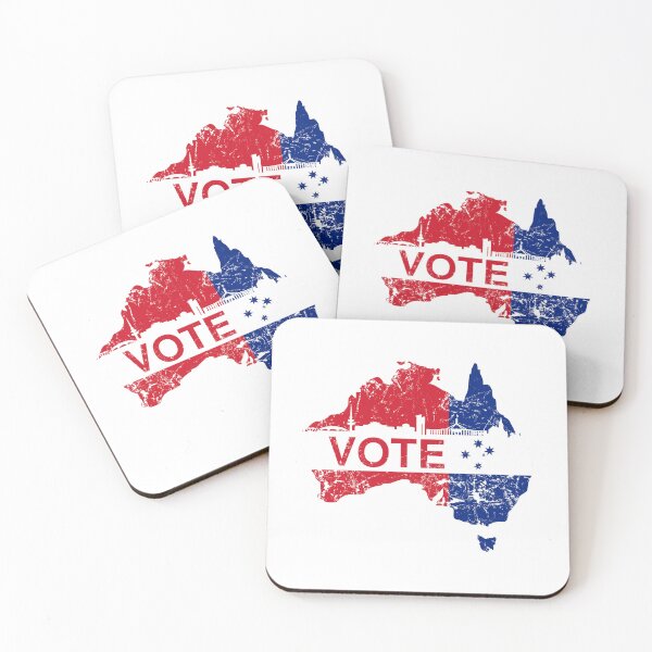 Item preview, Vote for the Australian Labor Party with Canberra Skyline designed and sold by Manoroma.