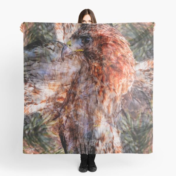 Designs Inspired By Nature: Red Tailed Hawk Scarf