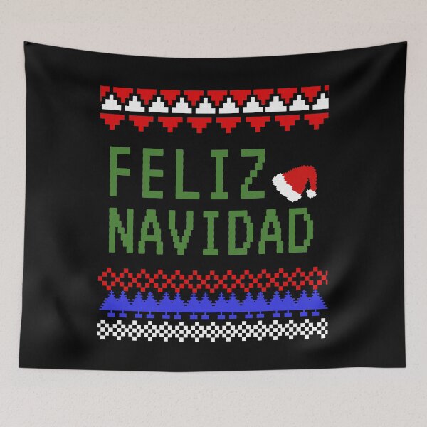 Item preview, Feliz Navidad Ugly Christmas Sweater Design designed and sold by MimsTees.