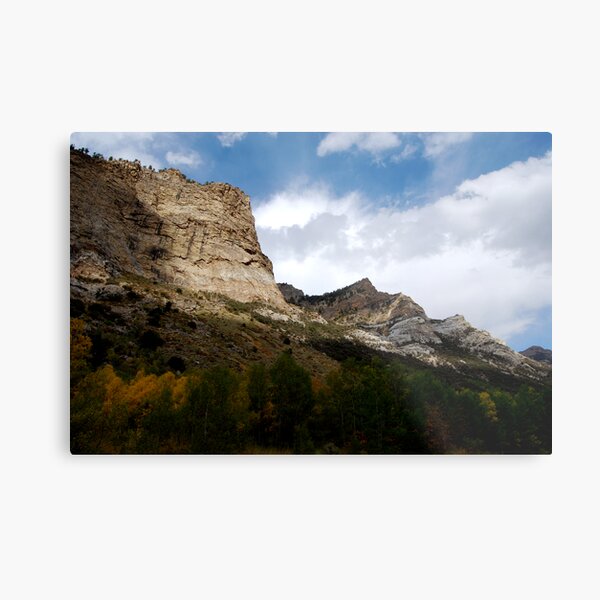 Cliff Light Metal Print