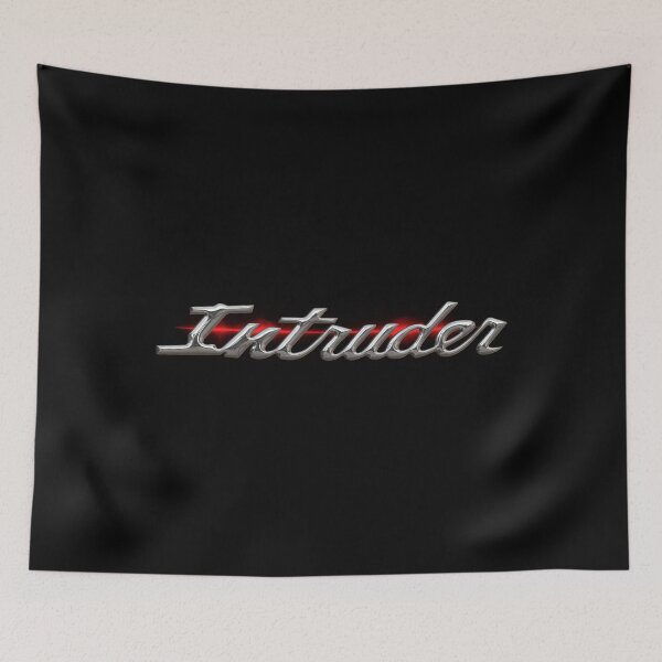 Item preview, Intruder lettering chrome 1 red designed and sold by Intruder-Motor.