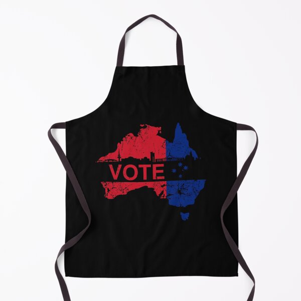 Item preview, Vote for the Australian Labor Party with Canberra Skyline in black designed and sold by Manoroma.