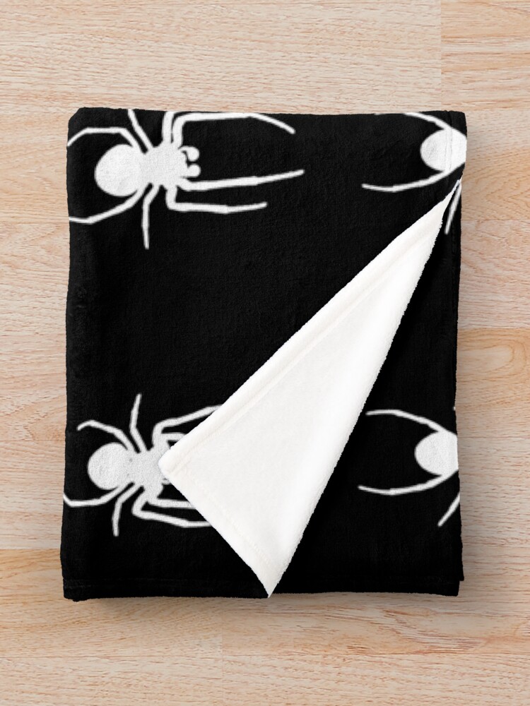 "white spiders" Throw Blanket for Sale by zeljkica Redbubble