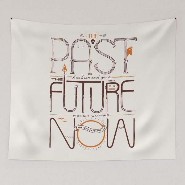 Item preview, The Only Time is Now designed and sold by thepapercrane.