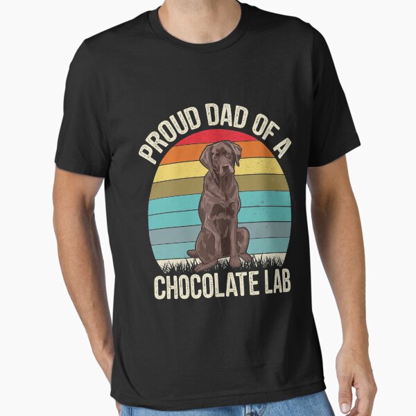 Item preview, Best Chocolate Lab Dad Dog Lover Brown Labrador Retriever Shirt  designed and sold by bruurskumwatr.