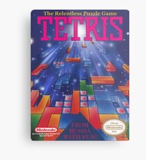 Tetris Box Art Poster Metal Print