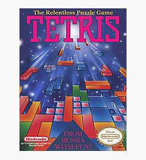 Tetris Box Art Poster Photographic Print