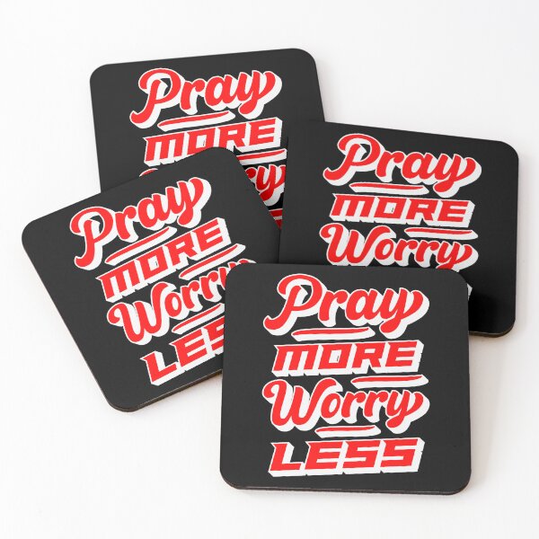 Item preview, Pray More Worry Less designed and sold by plushism.