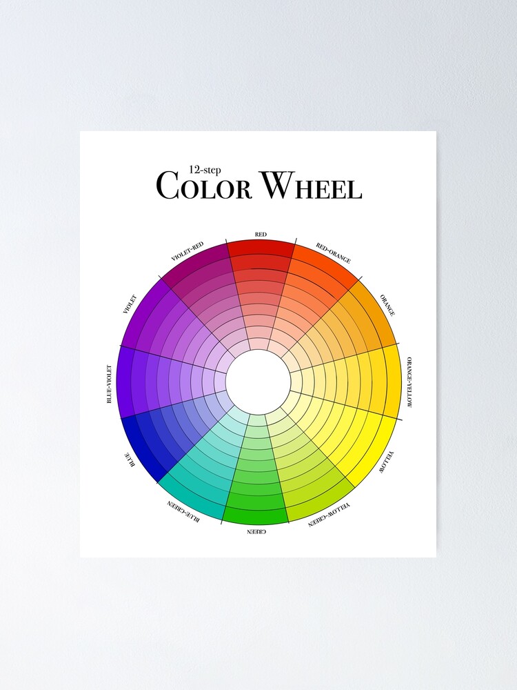Studio Color Wheel 28in x 28in Poster Studio Color Wheel 28in x 28in Poster