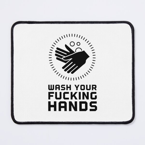 Item preview, Wash your fucking hands designed and sold by bubbliciousart.
