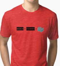 Geek Funny T-Shirts Tri-blend T-Shirt