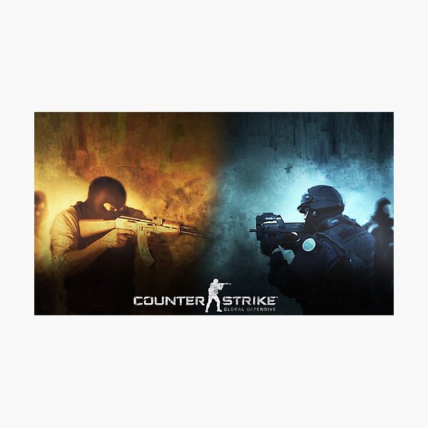 Csgo CT vs T Photographic Print