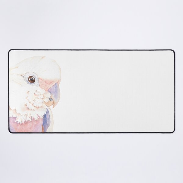 Item preview, Goffin Tanimbar corella cockatoo watercolor portrait parrot name Buckley V2 designed and sold by L'Atelier Oranjade.