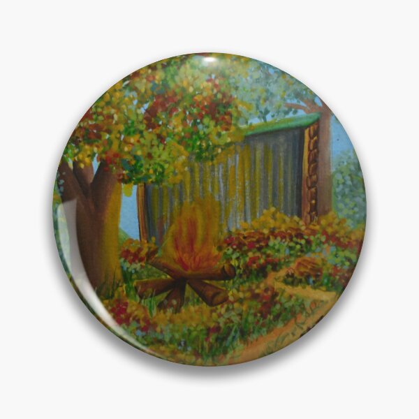 Item preview, The oak hut no. 12 - Secret garden - Gouache painting designed and sold by WanderingGraha.