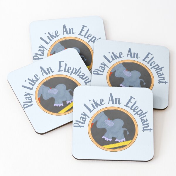 Item preview, Play Like An Elephant - Play With Roller Skates. designed and sold by Gillian Mazzara.