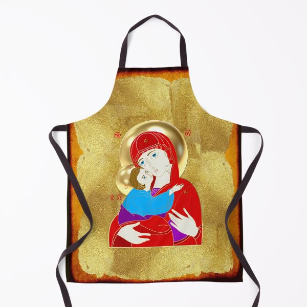 Item preview, Theotokos Icon Gold Byzantine Style designed and sold by Yiorgos Designs.