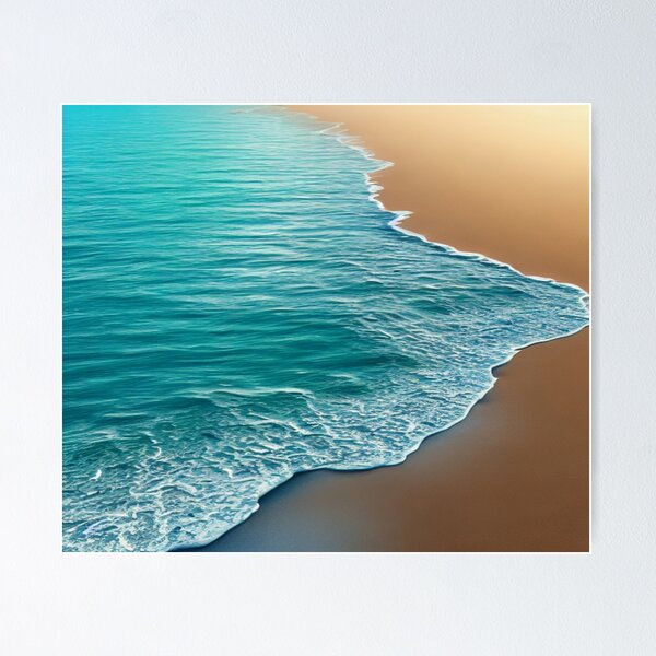 Item preview, Art of a calm sea designed and sold by TravelingOak.