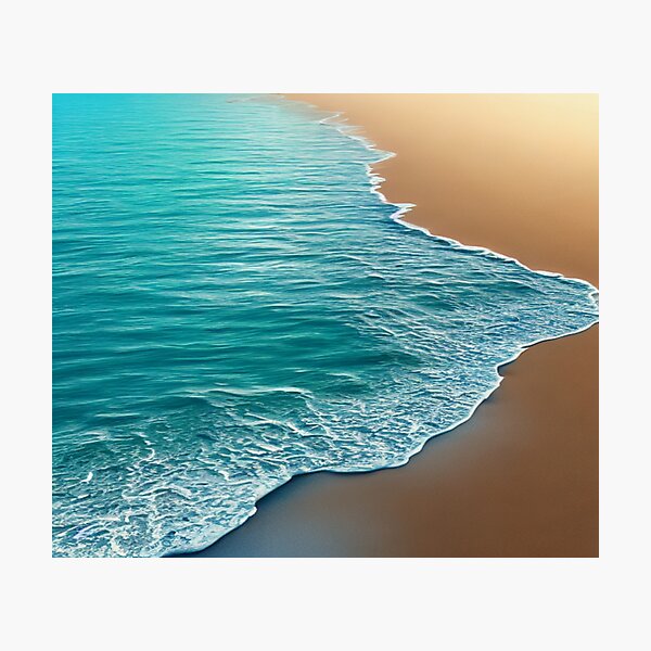 Item preview, Art of a calm sea designed and sold by TravelingOak.