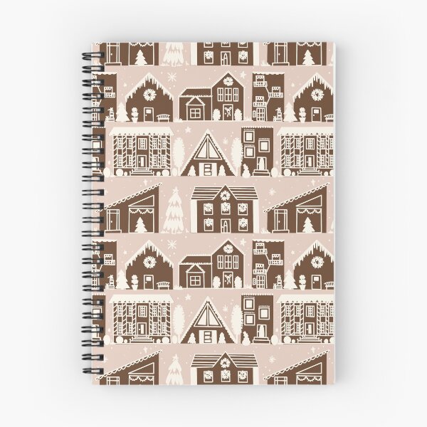 Item preview, delicious gingerbread houses on vanilla designed and sold by freeinthelines.