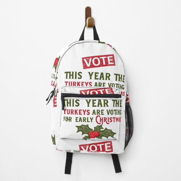 Item preview, This year the turkeys are voting for early Christmas, Funny Christmas quote designed and sold by HomeCoquette.
