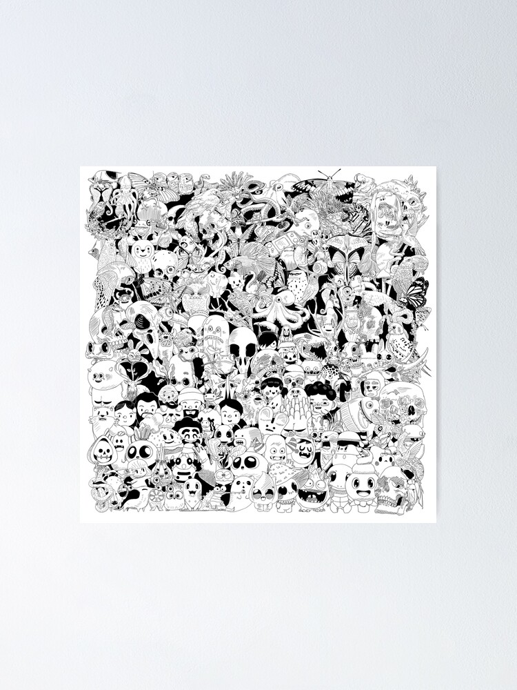 "Doodle Art" Poster for Sale by AykutDoodle | Redbubble