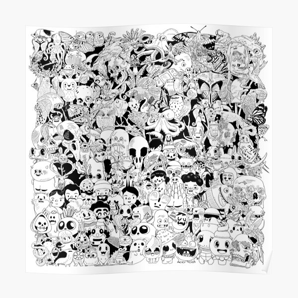 "Doodle Art" Poster for Sale by AykutDoodle Redbubble