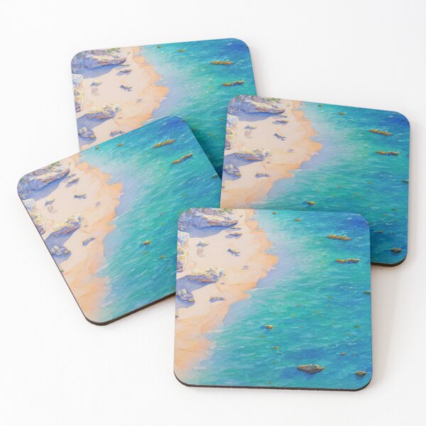 Item preview, Art of a soothing beach designed and sold by TravelingOak.